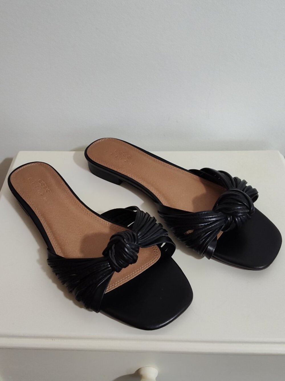 ASOS Design Freddie knotted mule sandals, Excellent used condition, size 7